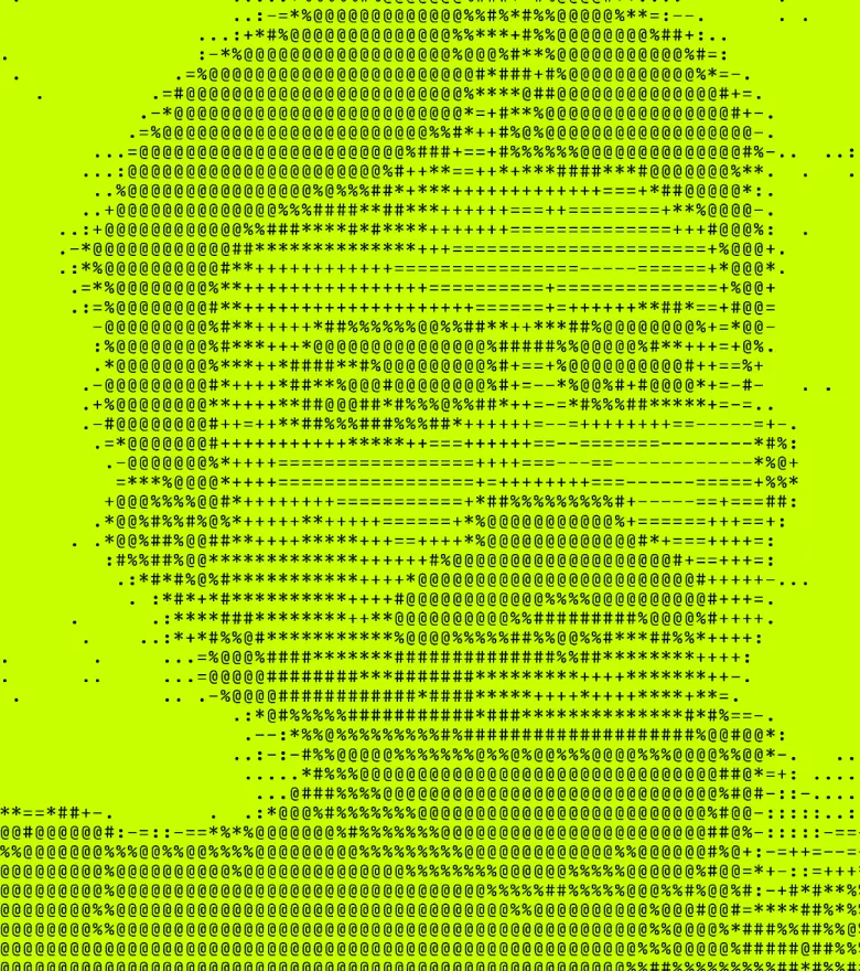 retrato kevin fonseca con filtro ascci y fonde verde
