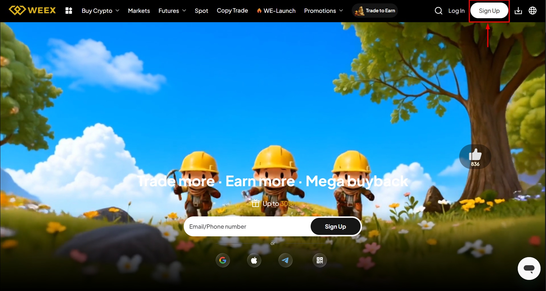 WEEX Sign-up for KYC Verification
