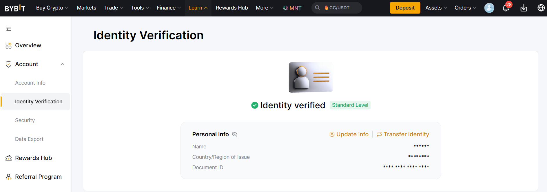 Bybit KYC