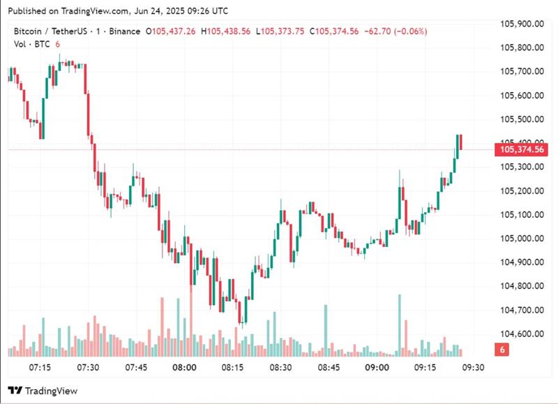 Bitcoin price chart