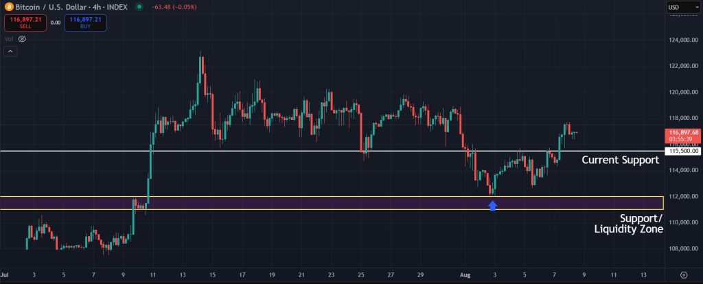 Bitcoin price prediction: Support level to watch for Bitcoin in the immediate short term