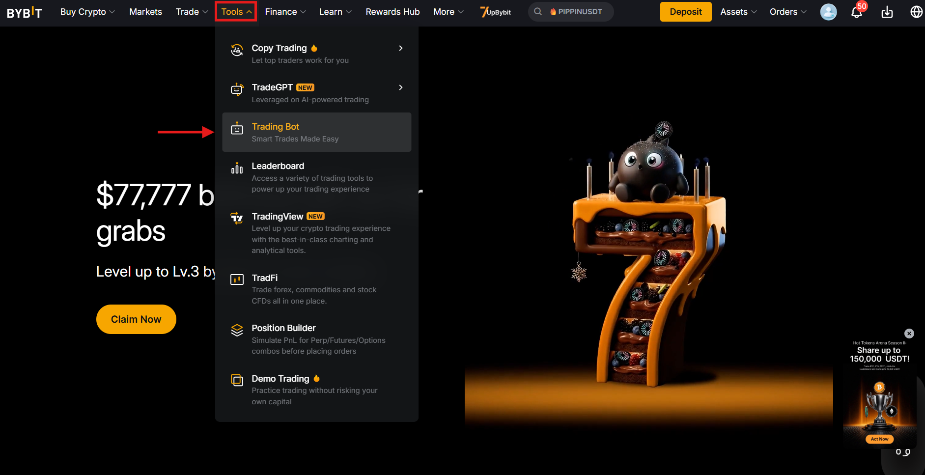 How to set a Bybit trading bot