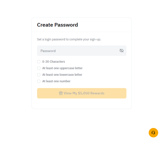 Create Password
