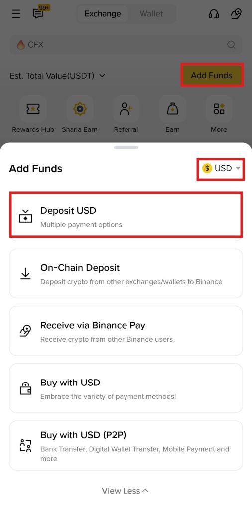 Binance App Fiat deposit Tutorial