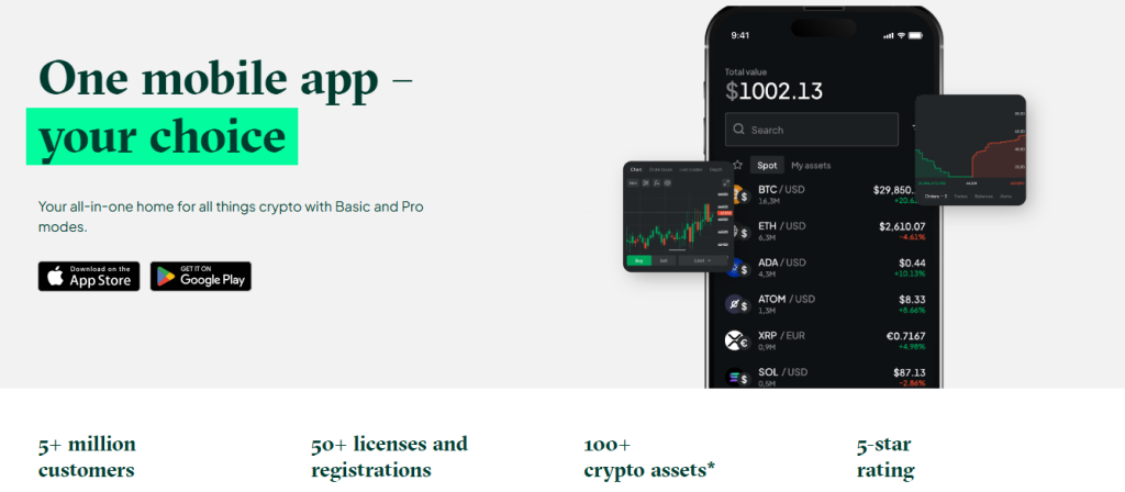 Bitstamp mobile app