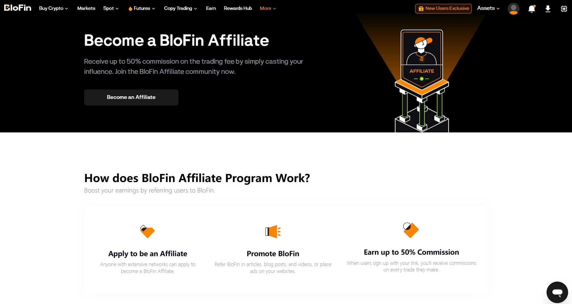 BloFin affiliate program
