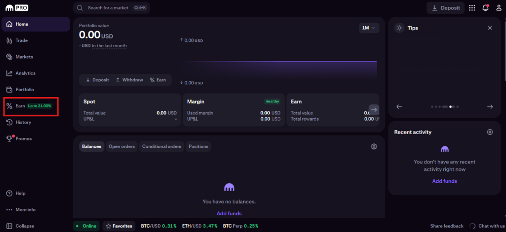 Kraken earn