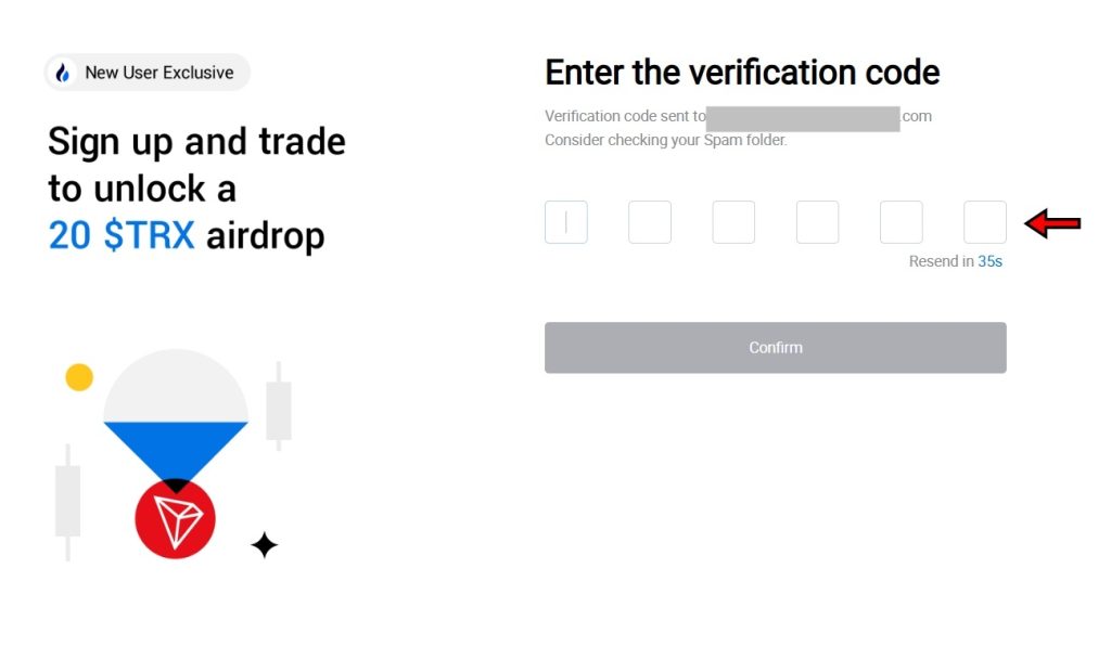HTX exchange tutorial: Email/Phone verification