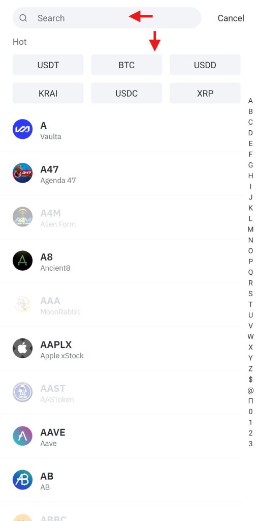 BitMart App Crypto Deposit Tutorial: Depositing cryptocurrency