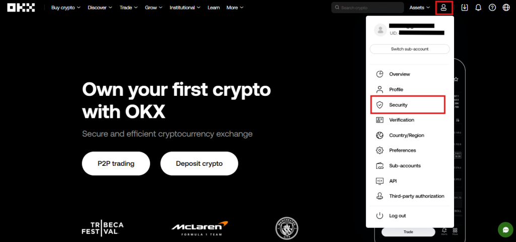 OKX 2FA Tutorial