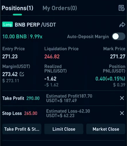 KuCoin App Futures Trading Tutorial: Long position example on KuCoin app