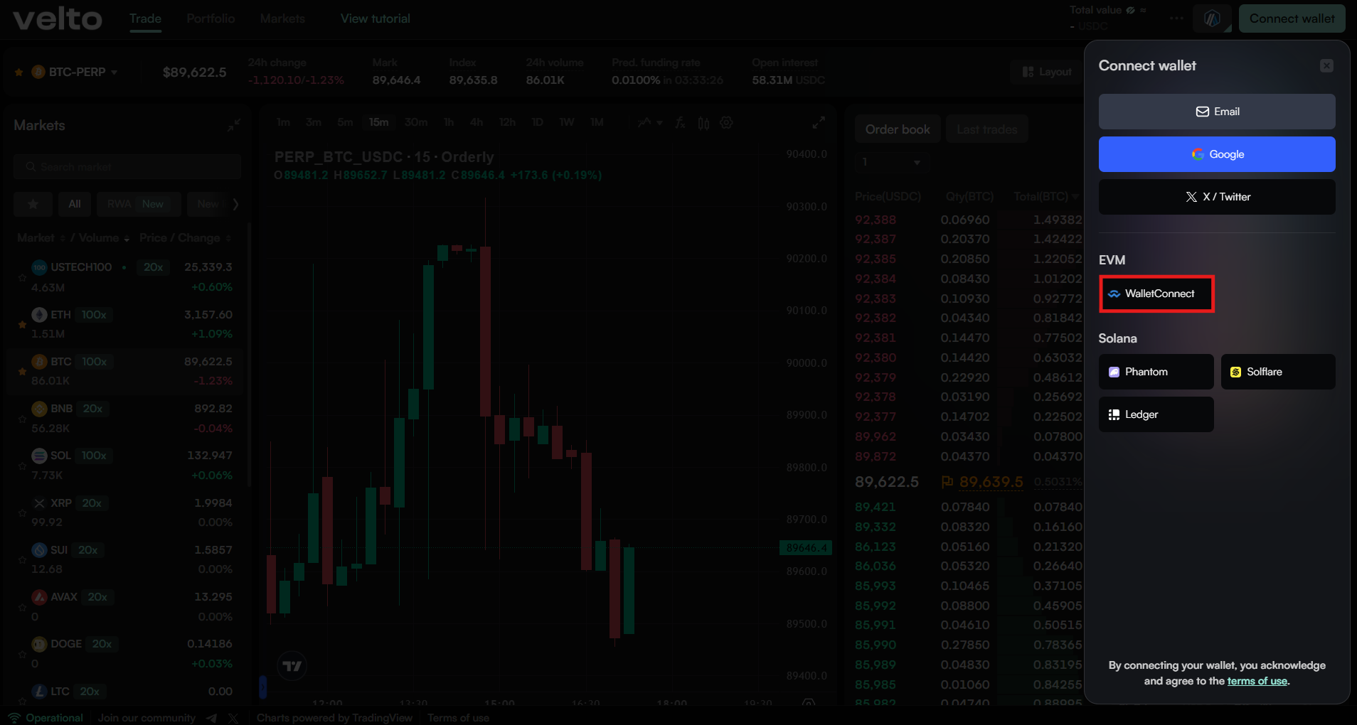 External wallet
