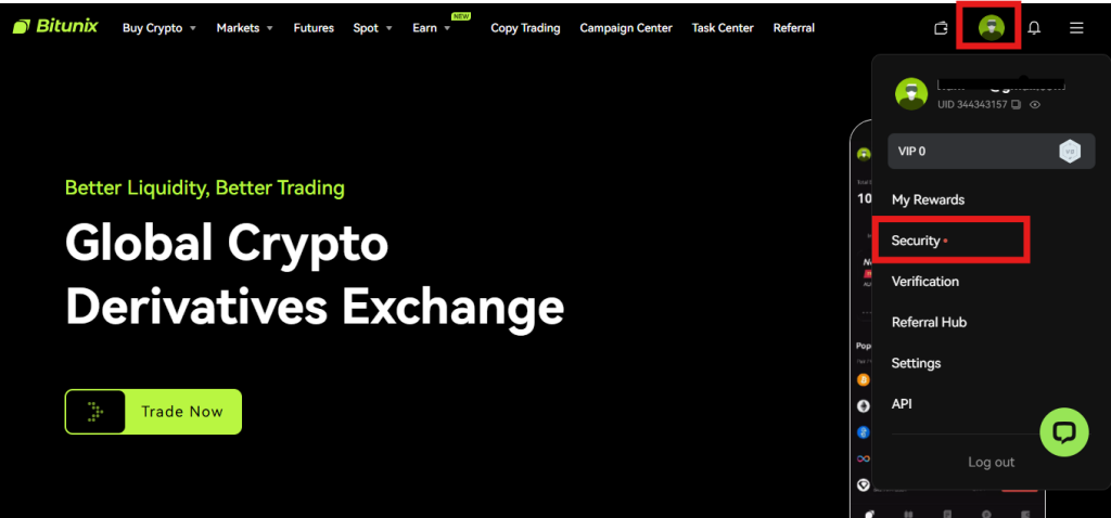 Bitunix 2FA