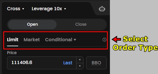 Gate.io Futures Trading Tutorial: select order types