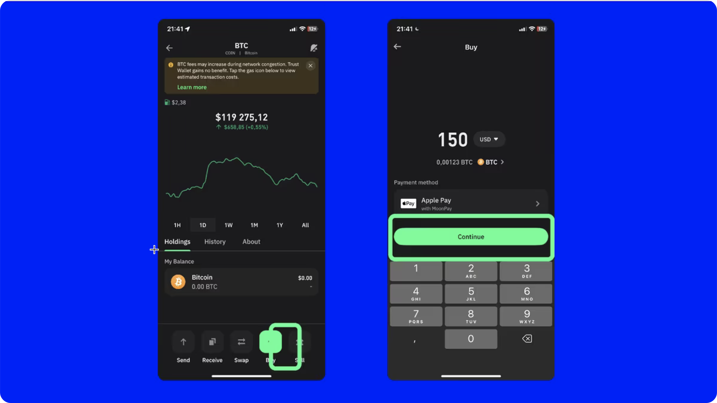 Trust Wallet Buy and sell crypto