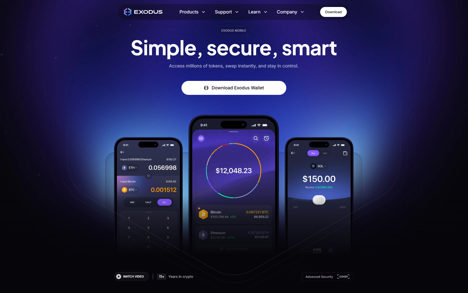 Exodus Wallet mobile App