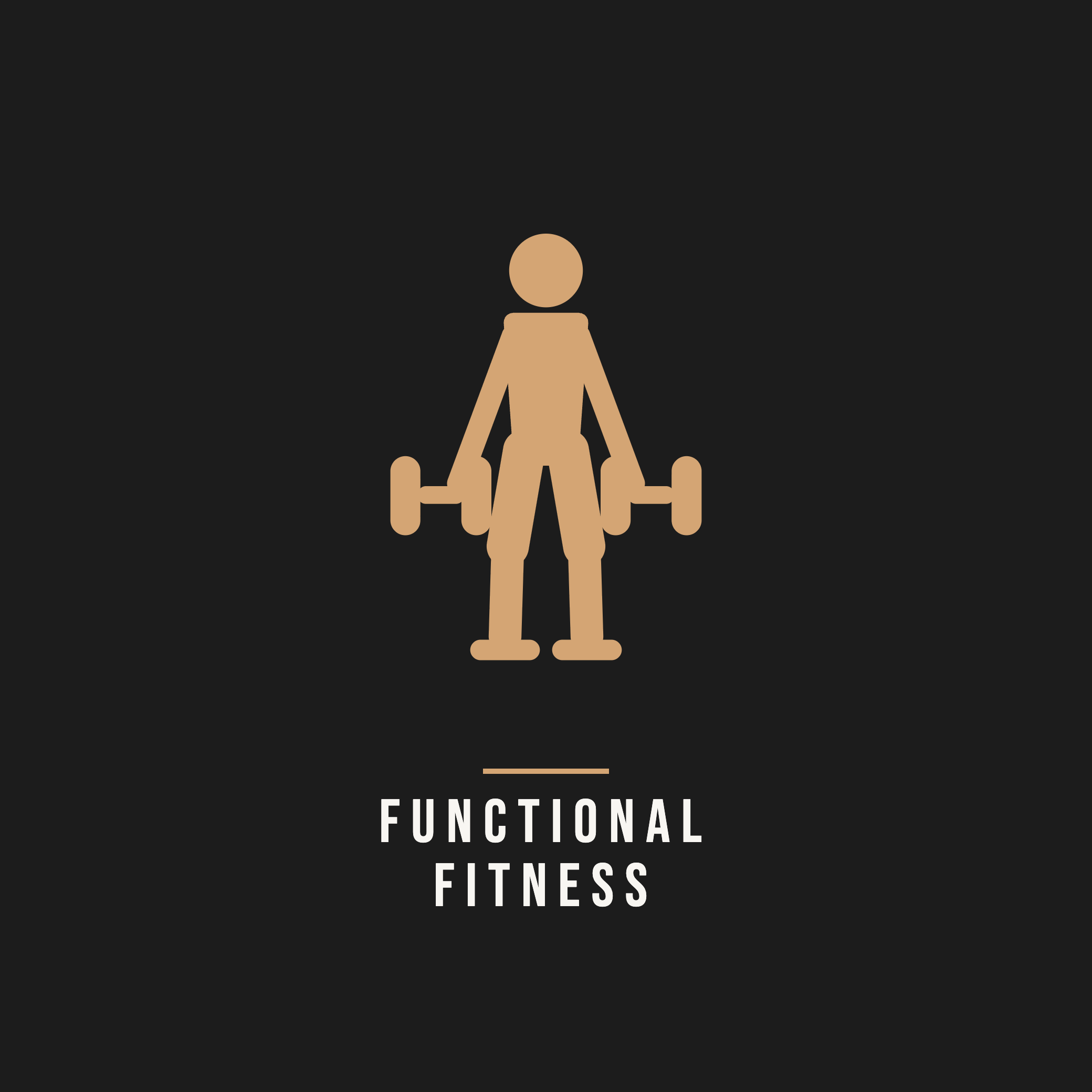 Functional Fitness pictogram icon