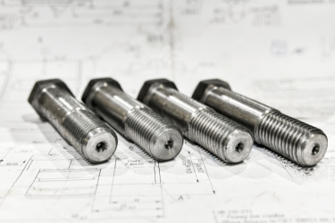 Machined parts with their drawings