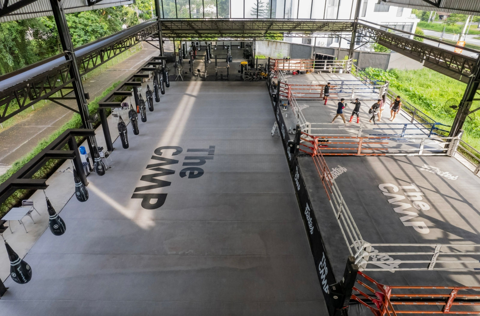 Gym training space