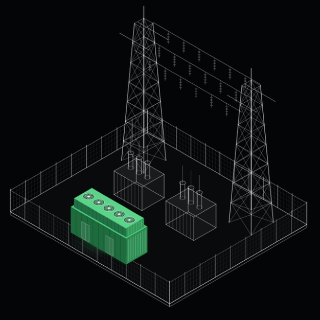 DataPod sited at a substation