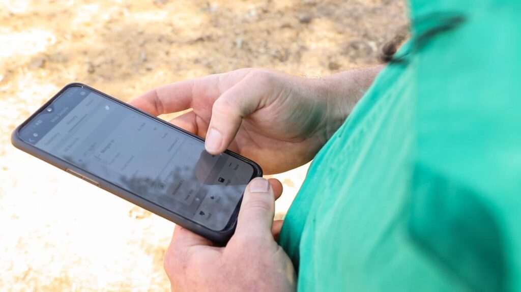 AgriWebb - Screen Grab in Weowna Farm