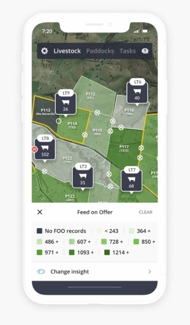 forage on offer report