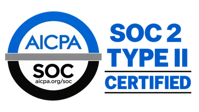 SOC 2 Type II certified