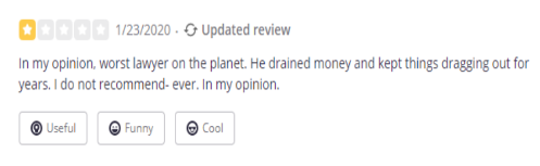 poor attorney review