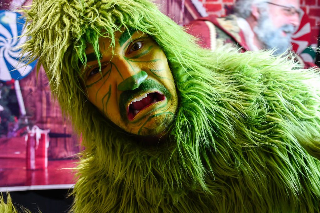 The Grinch up close