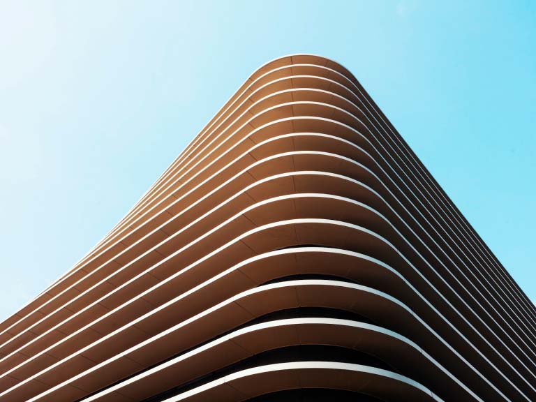 Exploring rounded shapes: An examination of architectural style.