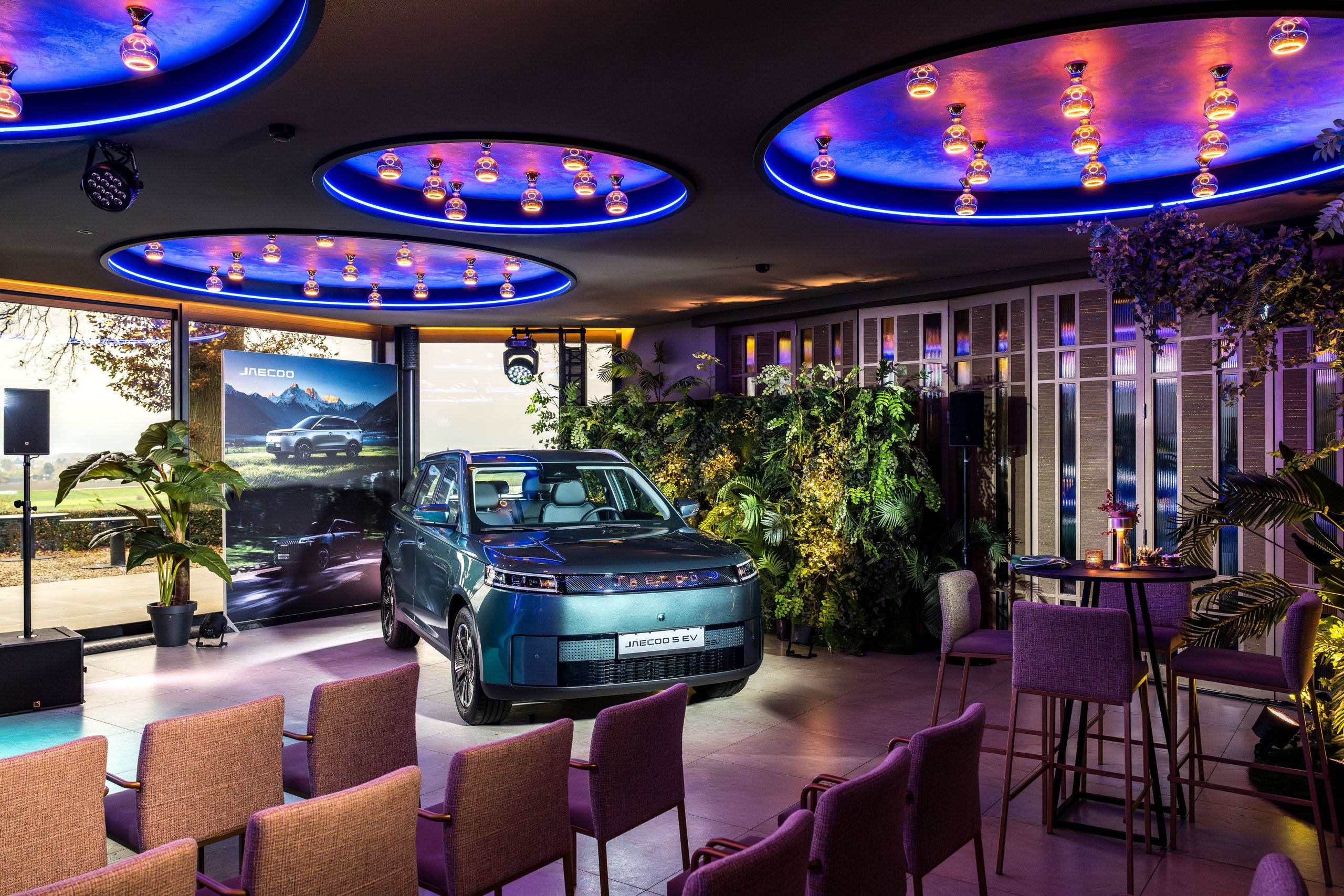 Nieuw OMODA-model in locatie Zicht tijdens de productlancering