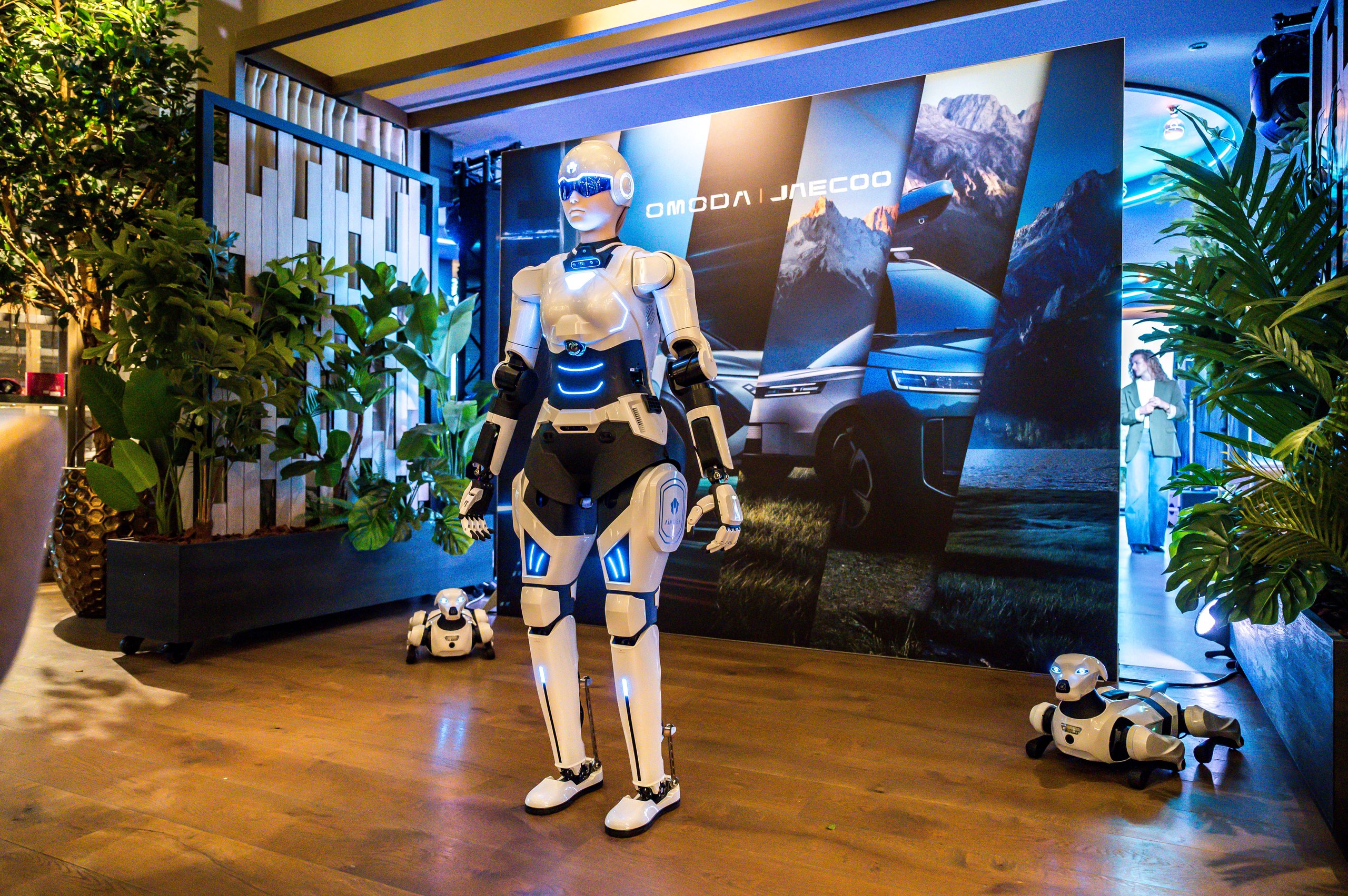 Robot tijdens de product launch