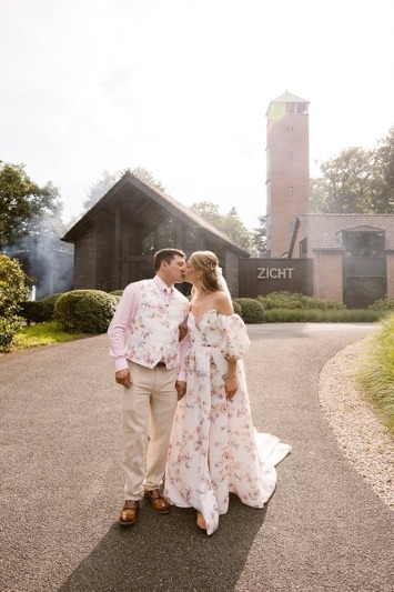 Laurine en Ben bij Zicht op hun trouwdag