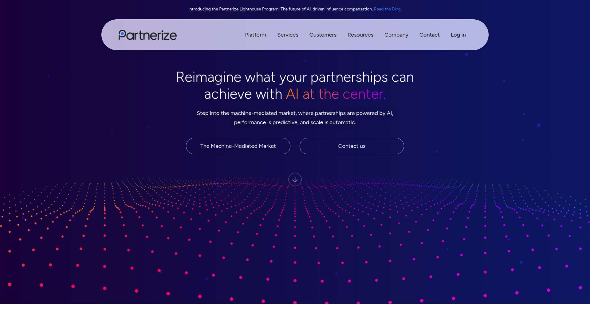Partnerize homepage