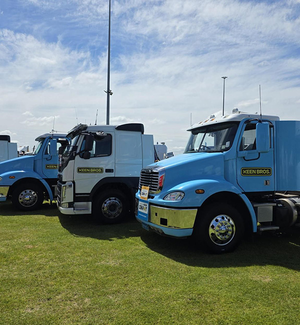 Keen Bros trainee on site, representing career opportunities in heavy vehicle and workplace training