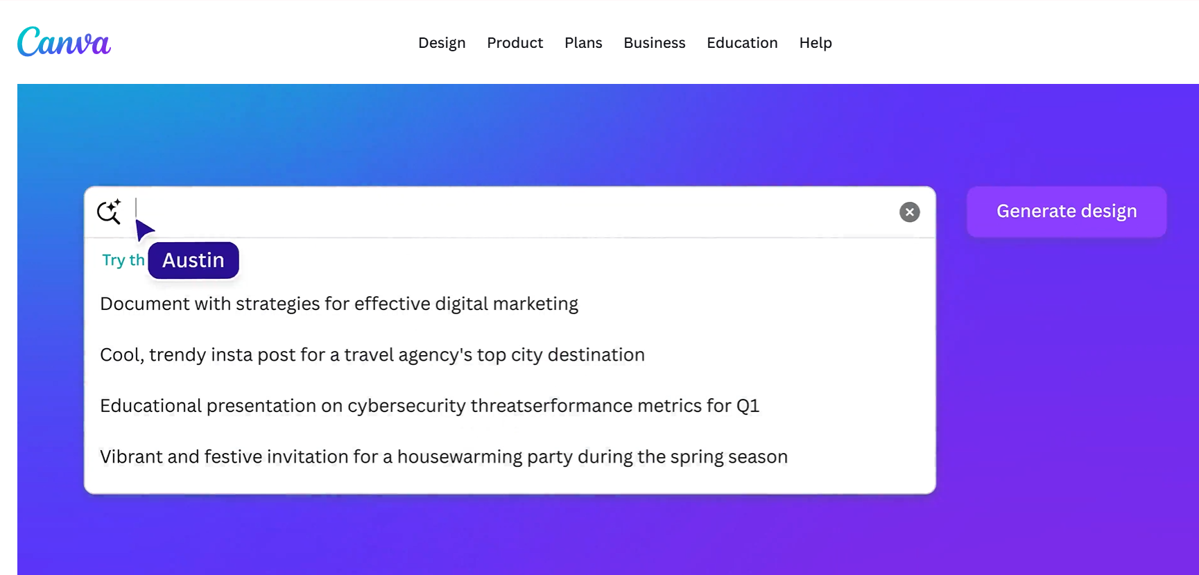Canva Magic Design
