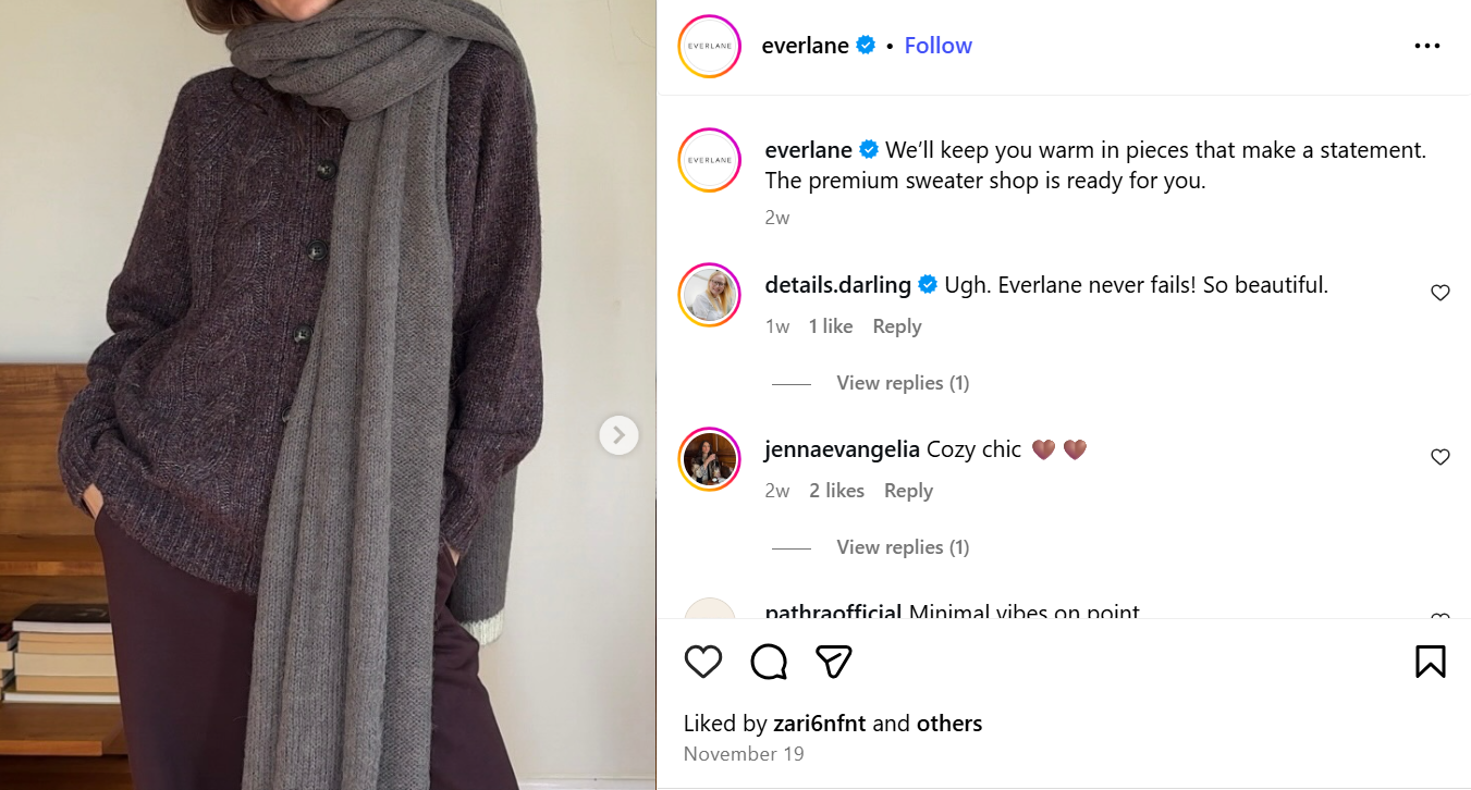 Example of Humanized AI text: Everlane