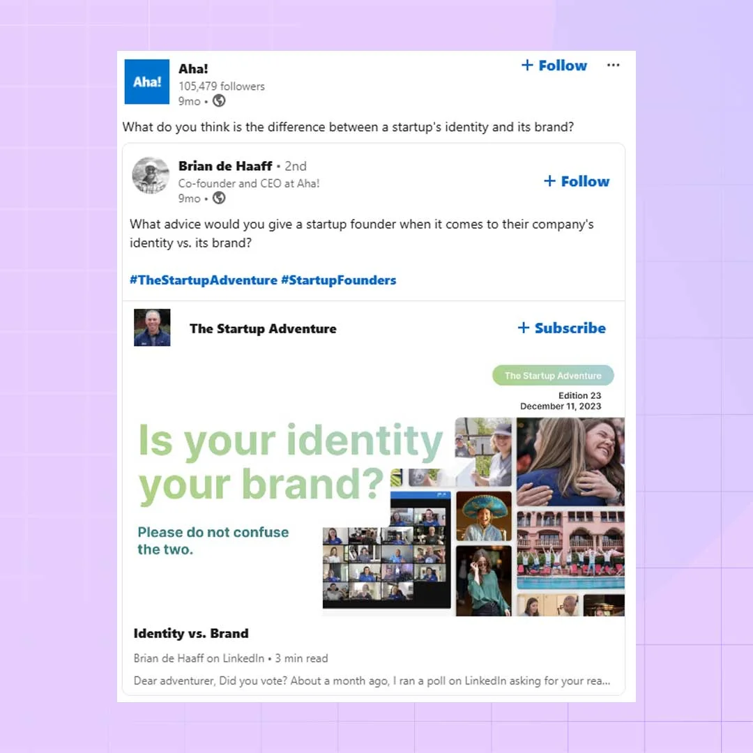 thought leadership articles as a linkedin content strategy