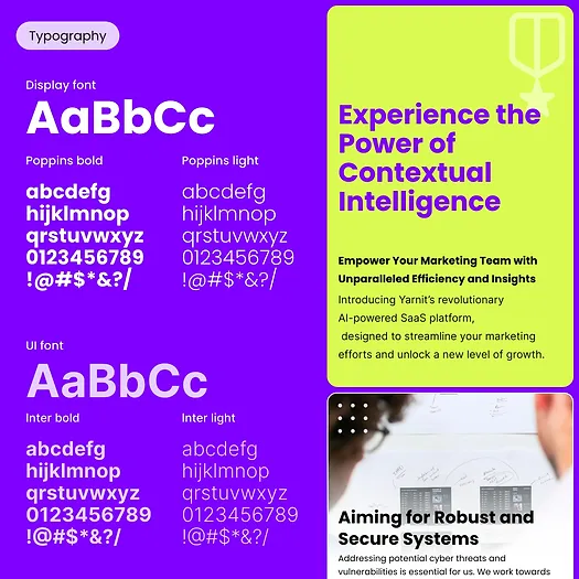 Typography of Yarnit