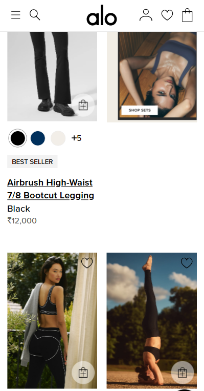 Shopify Product Page Example : Alo