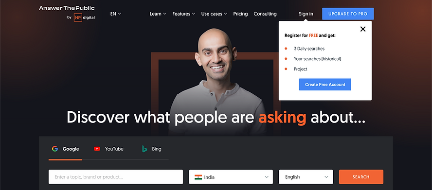 Content Idea Generators - Answer The Public