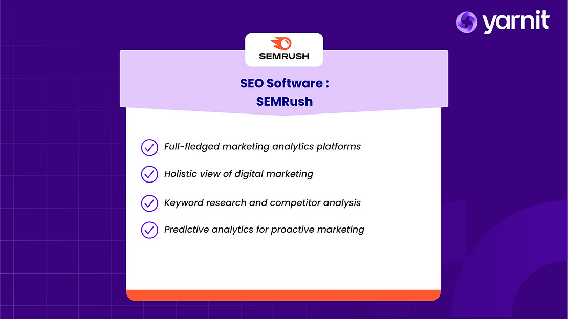 USPs of Semrush