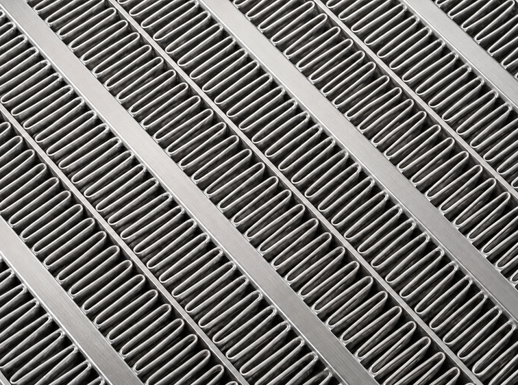 Diffusion-welded plate fin and hybrids
