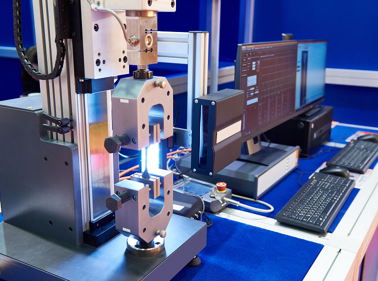Tensile testing of diffusion-welded joints