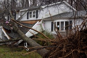 Storm Damage to a Roof