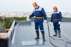 bitumen roof installation