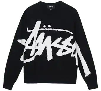 Stussy Big Logo Knit Sweater