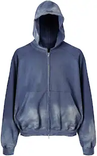 Far Archive Washed Zip Up Hoodie