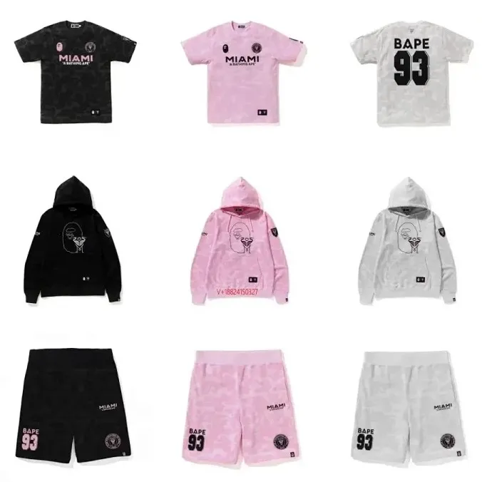 BAPE Miami Camo Hoodie and Shorts Set