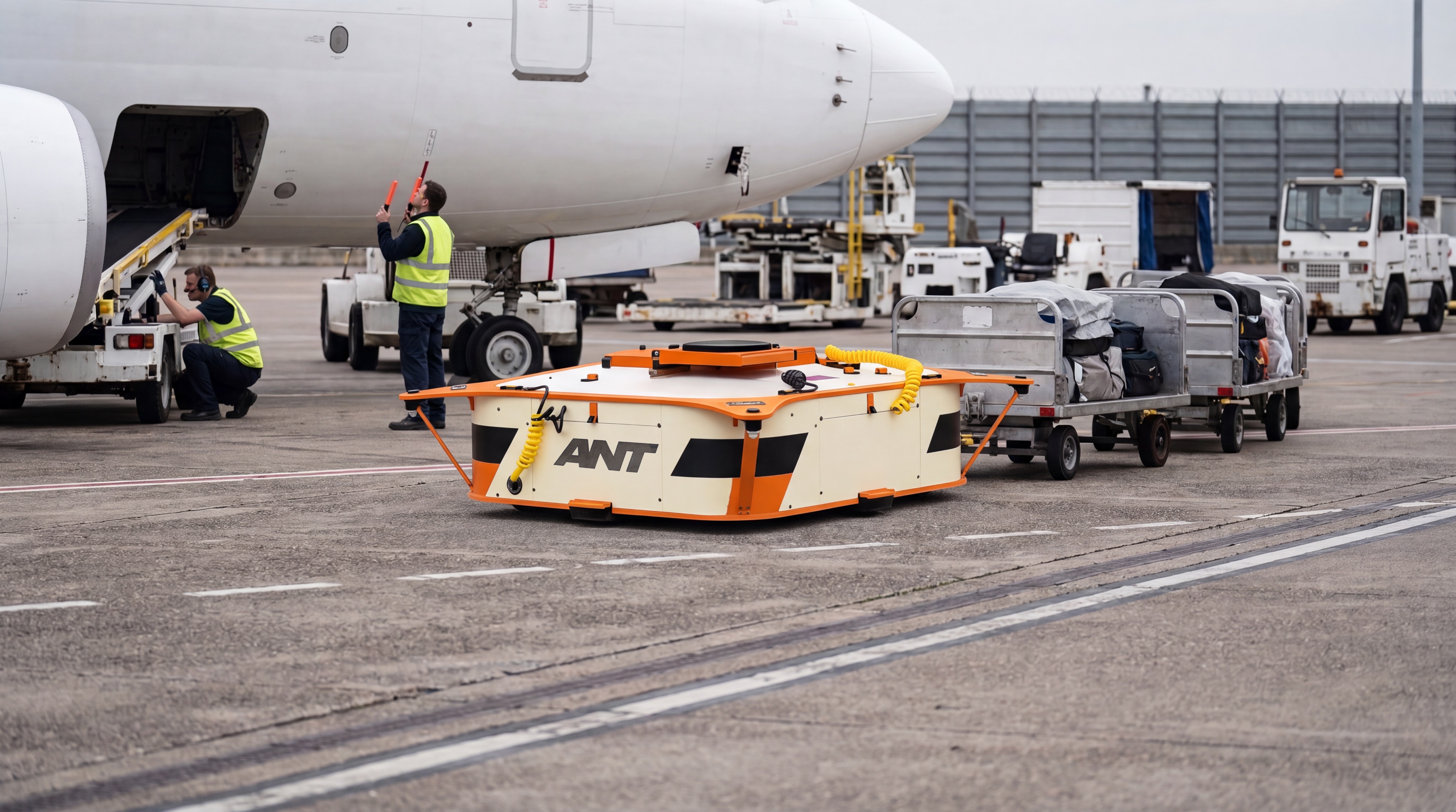 Autonomous mobile robot operating at full capacity